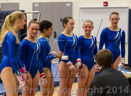 Thumbnail 1 in Yorktown Gymnastics Meet (Yorktown) photogallery.