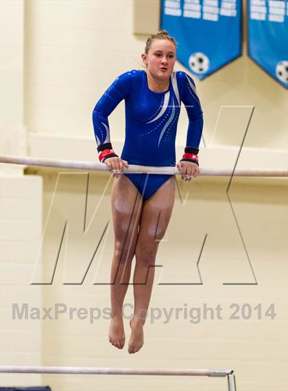 Thumbnail 3 in Yorktown Gymnastics Meet (Yorktown) photogallery.