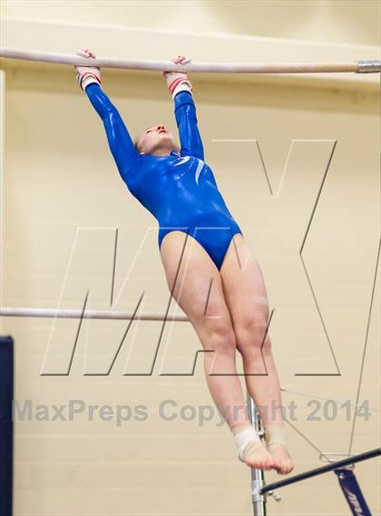 Thumbnail 2 in Yorktown Gymnastics Meet (Yorktown) photogallery.