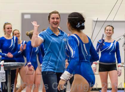 Thumbnail 1 in Yorktown Gymnastics Meet (Yorktown) photogallery.
