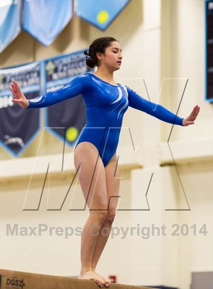 Thumbnail 1 in Yorktown Gymnastics Meet (Yorktown) photogallery.