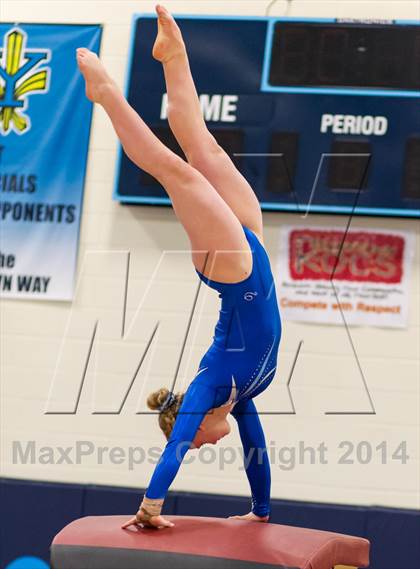 Thumbnail 3 in Yorktown Gymnastics Meet (Yorktown) photogallery.