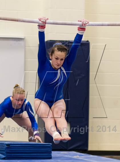 Thumbnail 1 in Yorktown Gymnastics Meet (Yorktown) photogallery.