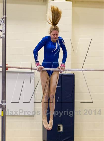 Thumbnail 1 in Yorktown Gymnastics Meet (Yorktown) photogallery.