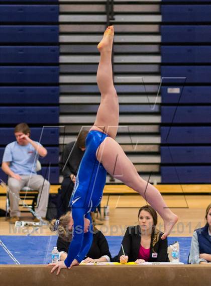 Thumbnail 1 in Yorktown Gymnastics Meet (Yorktown) photogallery.