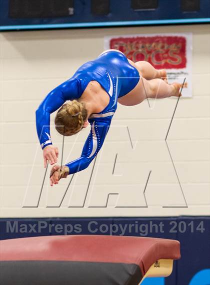 Thumbnail 1 in Yorktown Gymnastics Meet (Yorktown) photogallery.