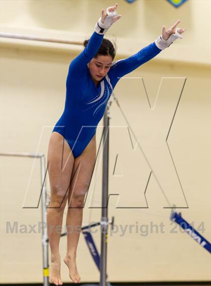 Thumbnail 1 in Yorktown Gymnastics Meet (Yorktown) photogallery.