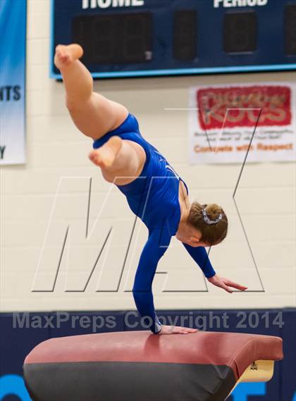 Thumbnail 1 in Yorktown Gymnastics Meet (Yorktown) photogallery.