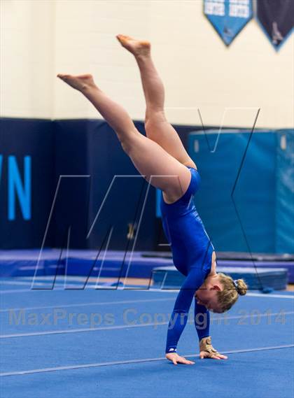 Thumbnail 2 in Yorktown Gymnastics Meet (Yorktown) photogallery.