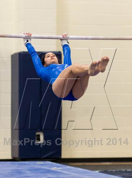 Thumbnail 2 in Yorktown Gymnastics Meet (Yorktown) photogallery.