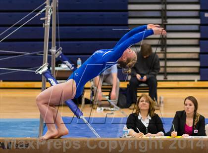 Thumbnail 1 in Yorktown Gymnastics Meet (Yorktown) photogallery.