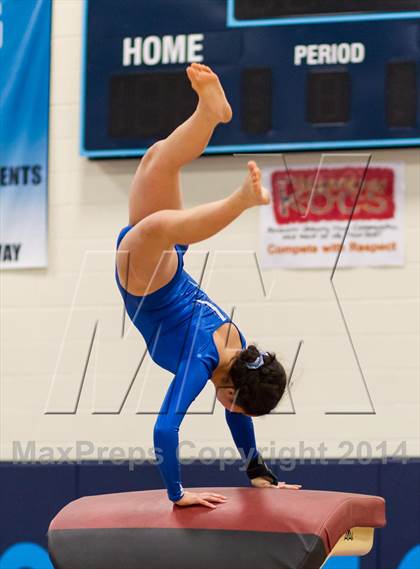 Thumbnail 2 in Yorktown Gymnastics Meet (Yorktown) photogallery.