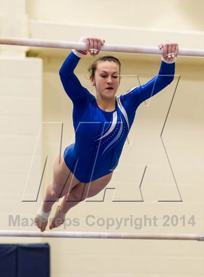 Thumbnail 3 in Yorktown Gymnastics Meet (Yorktown) photogallery.