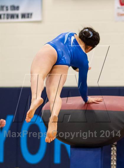 Thumbnail 1 in Yorktown Gymnastics Meet (Yorktown) photogallery.