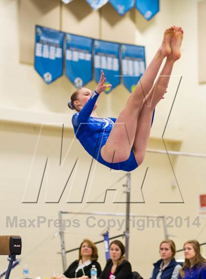 Thumbnail 3 in Yorktown Gymnastics Meet (Yorktown) photogallery.