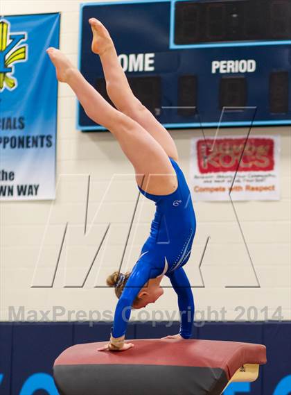 Thumbnail 3 in Yorktown Gymnastics Meet (Yorktown) photogallery.