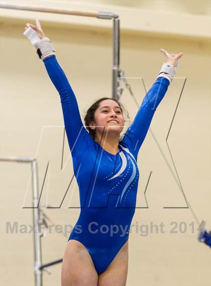 Thumbnail 3 in Yorktown Gymnastics Meet (Yorktown) photogallery.