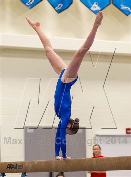 Thumbnail 1 in Yorktown Gymnastics Meet (Yorktown) photogallery.