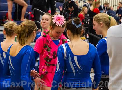 Thumbnail 2 in Yorktown Gymnastics Meet (Yorktown) photogallery.