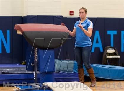 Thumbnail 1 in Yorktown Gymnastics Meet (Yorktown) photogallery.