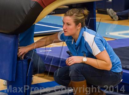 Thumbnail 3 in Yorktown Gymnastics Meet (Yorktown) photogallery.
