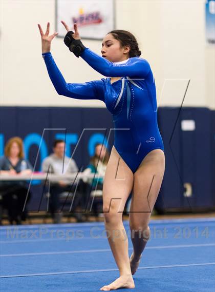 Thumbnail 1 in Yorktown Gymnastics Meet (Yorktown) photogallery.