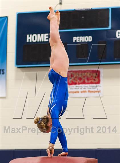 Thumbnail 1 in Yorktown Gymnastics Meet (Yorktown) photogallery.