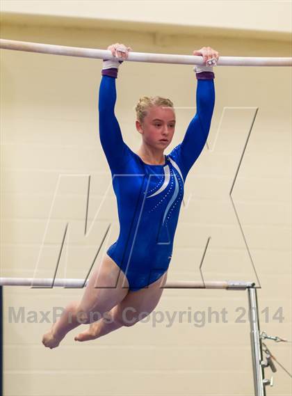 Thumbnail 3 in Yorktown Gymnastics Meet (Yorktown) photogallery.