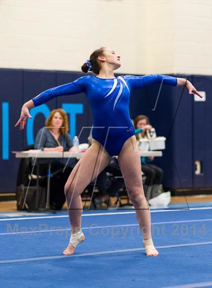 Thumbnail 1 in Yorktown Gymnastics Meet (Yorktown) photogallery.
