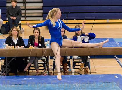 Thumbnail 3 in Yorktown Gymnastics Meet (Yorktown) photogallery.