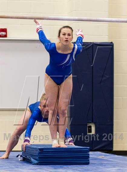 Thumbnail 3 in Yorktown Gymnastics Meet (Yorktown) photogallery.