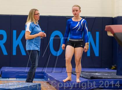 Thumbnail 2 in Yorktown Gymnastics Meet (Yorktown) photogallery.