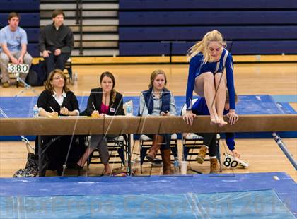Thumbnail 2 in Yorktown Gymnastics Meet (Yorktown) photogallery.