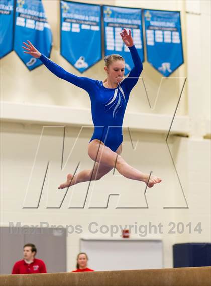 Thumbnail 1 in Yorktown Gymnastics Meet (Yorktown) photogallery.