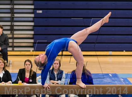 Thumbnail 1 in Yorktown Gymnastics Meet (Yorktown) photogallery.