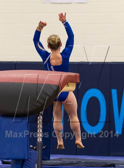 Thumbnail 2 in Yorktown Gymnastics Meet (Yorktown) photogallery.