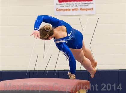 Thumbnail 2 in Yorktown Gymnastics Meet (Yorktown) photogallery.