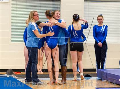 Thumbnail 1 in Yorktown Gymnastics Meet (Yorktown) photogallery.