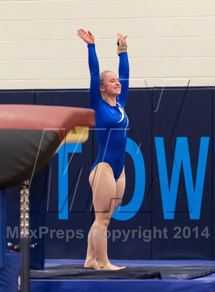 Thumbnail 3 in Yorktown Gymnastics Meet (Yorktown) photogallery.