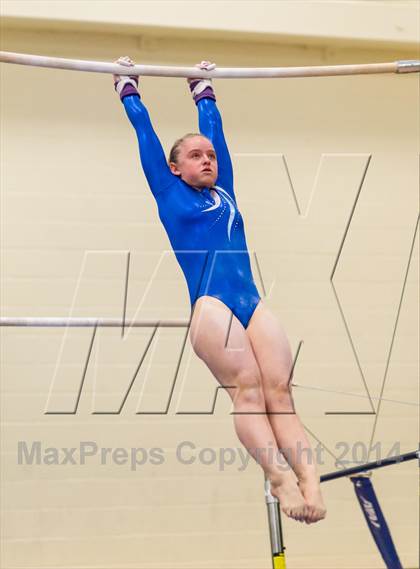 Thumbnail 3 in Yorktown Gymnastics Meet (Yorktown) photogallery.