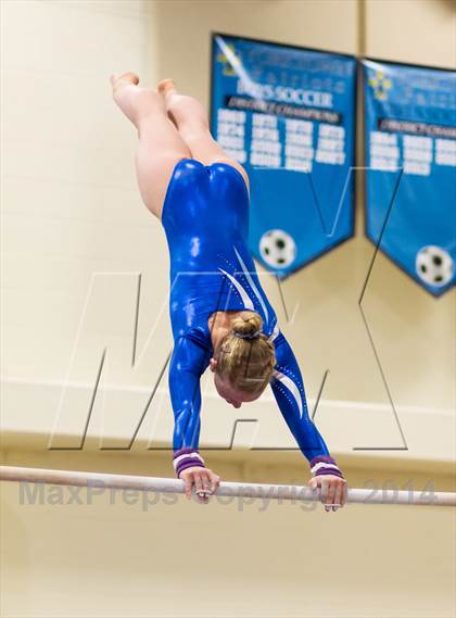 Thumbnail 2 in Yorktown Gymnastics Meet (Yorktown) photogallery.