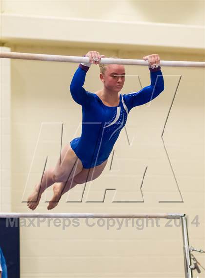 Thumbnail 2 in Yorktown Gymnastics Meet (Yorktown) photogallery.