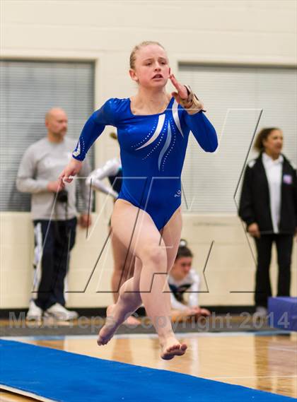 Thumbnail 1 in Yorktown Gymnastics Meet (Yorktown) photogallery.
