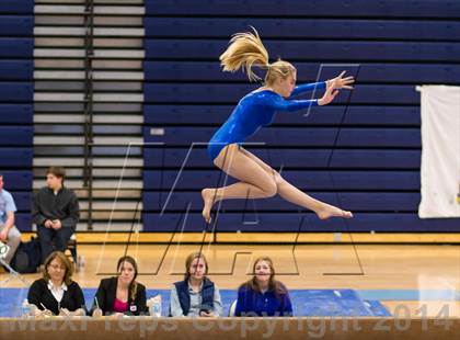 Thumbnail 3 in Yorktown Gymnastics Meet (Yorktown) photogallery.