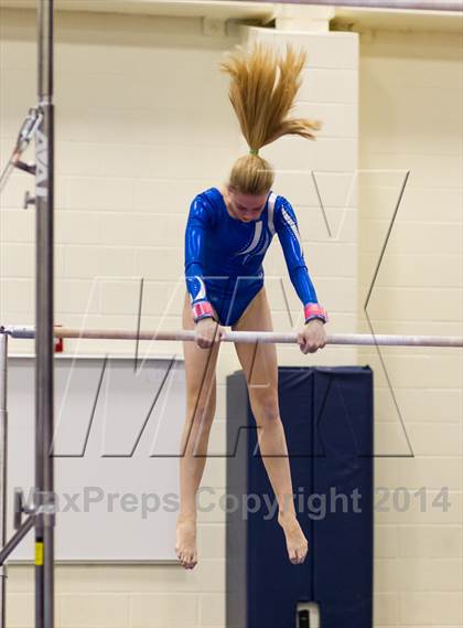 Thumbnail 3 in Yorktown Gymnastics Meet (Yorktown) photogallery.