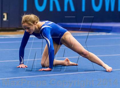 Thumbnail 3 in Yorktown Gymnastics Meet (Yorktown) photogallery.