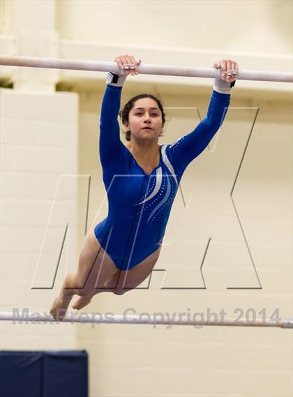 Thumbnail 2 in Yorktown Gymnastics Meet (Yorktown) photogallery.