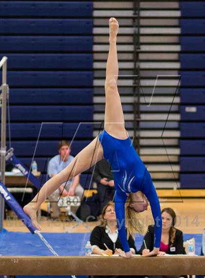 Thumbnail 1 in Yorktown Gymnastics Meet (Yorktown) photogallery.