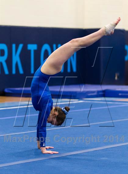 Thumbnail 1 in Yorktown Gymnastics Meet (Yorktown) photogallery.