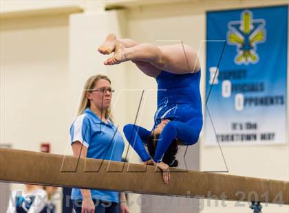 Thumbnail 3 in Yorktown Gymnastics Meet (Yorktown) photogallery.